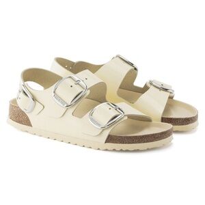 Birkenstock Milano Big Buckle Size 7 Retail $180 NEW READ Defect